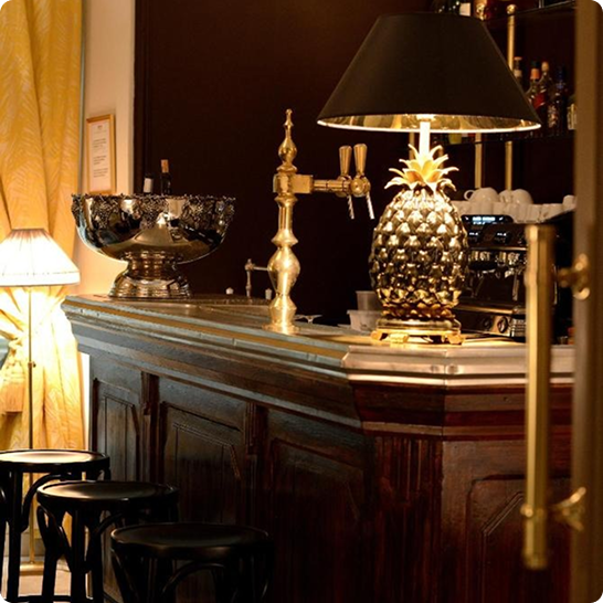 Intérieur élégant de l'hôtel